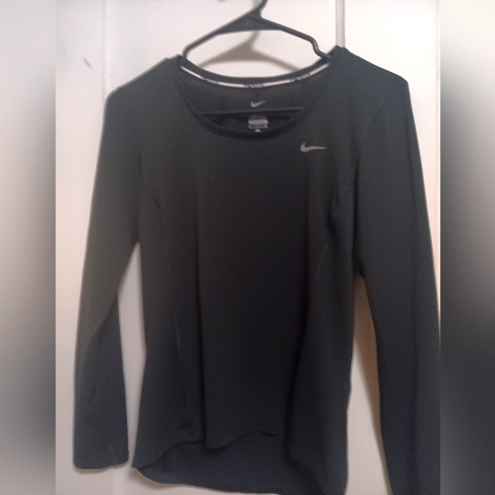 Nike Black Long Sleeve Top